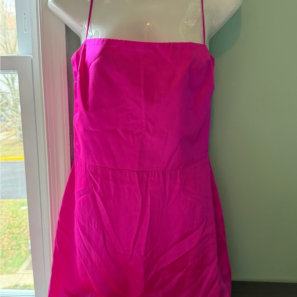 Amanda Uprichard Hot Pink Mini Dress